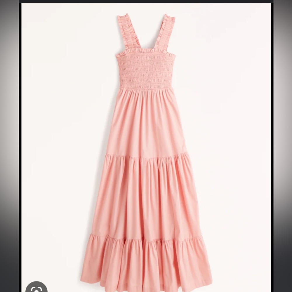 Abercrombie Smocked Bodice Easy Maxi Dress